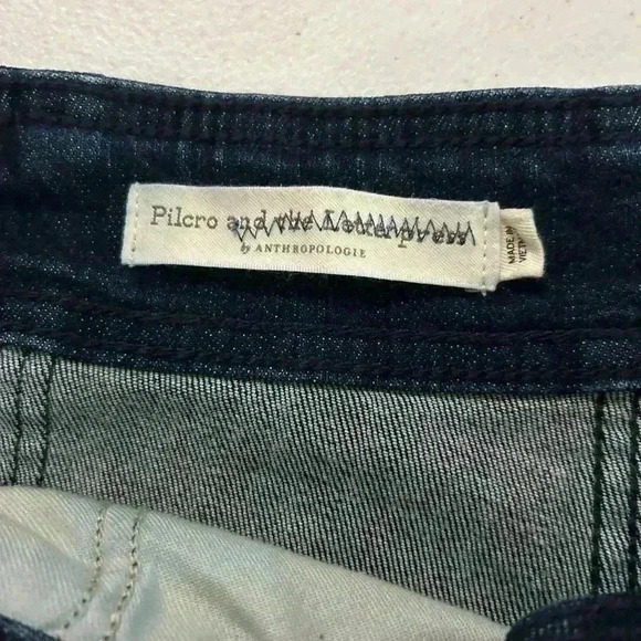 Pilcro and the Letterpress Women’s High Rise Skinny Jeans. Size 32. Dark wash. - Picture 8 of 9